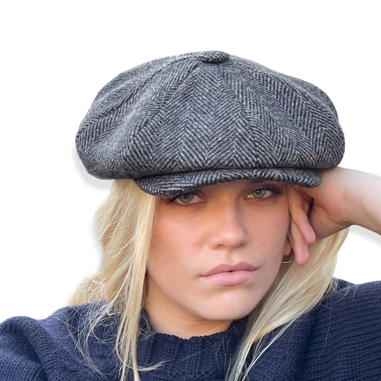 Finch's Gypsy Oversized Bakerboy Cap in Harris Tweed – Mister Miller